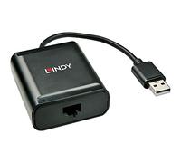 Lindy Extendeur USB 2.0 Cat.5 42679 – Câble rallonge jusqu'à 60 m – Noir