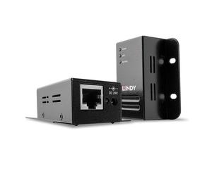 Lindy 42680 prolongateur réseau Émetteur et récepteur réseau Noir