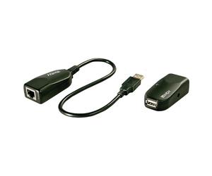 Lindy 42693 prolongateur réseau Émetteur et récepteur réseau Noir