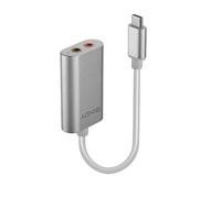 Lindy Adaptateur audio 42711 – carte son USB-C vers jack 3,5 mm – blanc