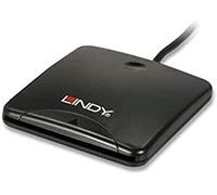 Lindy 42768 lecteur de carte magnétique USB Noir