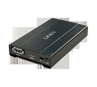Lindy 43106 Boîtier Disque Dur SATA 2,5" USB 3.0 SuperSpeed/eSATAp Noir