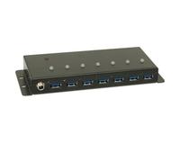 Lindy 43128 hub & concentrateur 5000 Mbit/s Noir