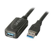 Lindy 43155 câble USB USB 3.2 Gen 1 (3.1 Gen 1) 5 m USB A Noir