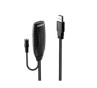 Lindy 43156 câble USB USB 3.2 Gen 1 (3.1 Gen 1) 10 m USB A Noir