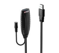 Lindy 43156 câble USB USB 3.2 Gen 1 (3.1 Gen 1) 10 m USB A Noir