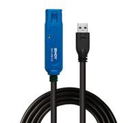 Lindy 43157 câble USB 10 m USB 3.2 Gen 1 (3.1 Gen 1) USB A Noir