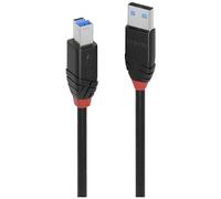Lindy Câble USB 43227 – USB 3.2 Gen1 – USB-A mâle vers USB-B mâle – 10 m – Actif – Noir