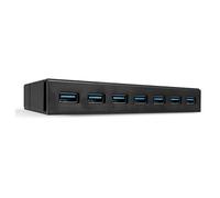 Lindy 43228 hub & concentrateur USB 3.2 Gen 1 (3.1 Gen 1) Type-A 5000 Mbit/s Noir