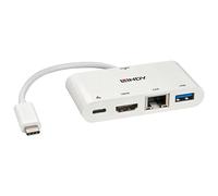 Lindy 43239 Mini Station d'accueil PC USB 3.1 Type C/HDMI/Ethernet
