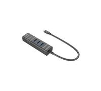 Lindy 43249 hub & concentrateur USB 3.2 Gen 1 (3.1 Gen 1) Type-C 5000 Mbit/s Noir