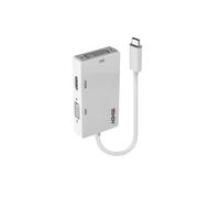 Lindy 43273 adaptateur graphique USB 3840 x 2160 pixels Blanc