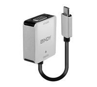 Lindy 43295 câble vidéo et adaptateur 0,12 m USB Type-C VGA (D-Sub) Gris
