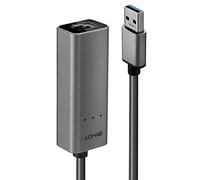 Adaptateur réseau LINDY 2.5 GBit/s USB 3.1 (Gen 1), Gigabit-LAN (1/2.5 Gbit/s), RJ45