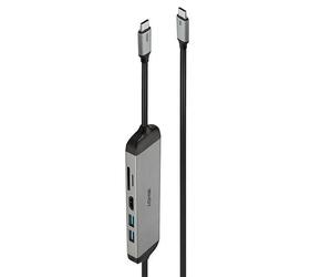 Lindy - 43326 - Station d'accueil pour ordinateur portable et rÃ©plicateur de ports
