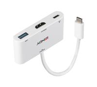 Lindy 43340 adaptateur graphique USB 3840 x 2160 pixels Blanc