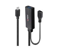 - Câble USB - USB type A, Micro-USB de type B (F) pour 24 pin USB-C (M) - USB 3.2 Gen 1 - 3 m - rond - noir