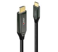 Câble adaptateur LINDY USB-C® USB-C® mâle, Fiche mâle HDMI-A 3.00 m noir 43369 8K UHD Câble HDMI