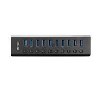 Lindy 43370 hub & concentrateur USB 3.2 Gen 1 (3.1 Gen 1) Type-B 5000 Mbit/s Noir