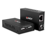 Lindy 43408 extension audio/video Émetteur et récepteur AV Noir