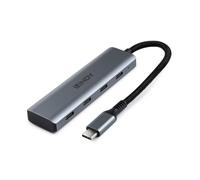 Lindy 43414 hub & concentrateur USB 3.2 Gen 2 (3.1 Gen 2) Type-C 10000 Mbit/s Gris
