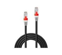 Lindy 45361 Câble SSTP Cat6A noir 0.30m LOSH, protocole de test inclus