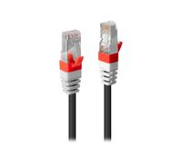 Lindy 45362 Câble SSTP Cat6A noir 0.50m LOSH, protocole de test inclus