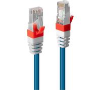 Lindy 45378 Câble SSTP Cat6A, bleu, 7.50m LSOH, protocole de test inclus