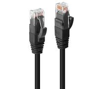 Lindy Câble réseau Cat.6 U/UTP Patch Premium, LSOH, cuivre, 250MHz, Noir, 1m
