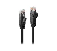Lindy 45433 Câble UTP Cat6, noir, 2.00m LSOH, protocole de test inclus
