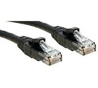 LINDY 45435 RJ45 Câble réseau, câble patch CAT 6 U/UTP 5.00 m noir avec cliquet d'encastrement 1 pc(s)