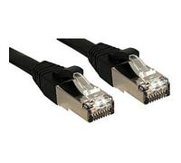 LINDY 45603 RJ45 Câble réseau, câble patch CAT 6 S/FTP 2.00 m noir avec cliquet
