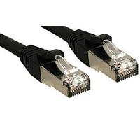 Lindy Premium - Cordon de raccordement - RJ-45 (M) pour RJ-45 (M) - 2 m - Paire torsadée blindée (SSTP) - CAT 6 - sans halogène - noir