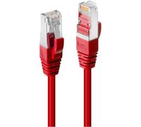 Lindy 45620 Câble S/FTP Cat6, rouge, 0.30m LSOH, incl. protocole de test