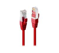 Lindy 45621 Câble S/FTP Cat6, rouge, 0.50m LSOH, incl. protocole de test