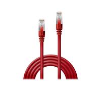 Lindy 45622 Câble S/FTP Cat6, rouge, 1.00m LSOH, protocole de test inclus