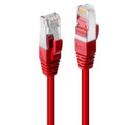 Lindy 45626 Câble S/FTP Cat6, rouge, 7.50m LSOH, protocole de test inclus