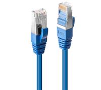 Lindy 45640 Câble S/FTP Cat6, bleu 0.30m LSOH, protocole de test inclus