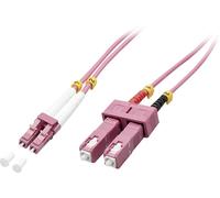 LINDY 46360 fibre optique FO Câble de raccordement 1.00 m Multimode OM4