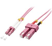 LINDY 46366 fibre optique FO Câble de raccordement 20.00 m Multimode OM4