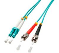 LINDY 46386 fibre optique FO Câble de raccordement 20.00 m Multimode OM3