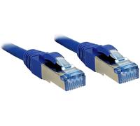 Lindy Cordon de raccordement 47150 RJ45 Cat6a S/FTP 3 m Bleu sans halogène