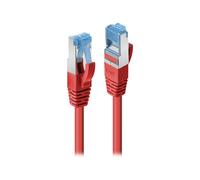 Lindy 47160 Cat6A S/FTP PIMF LSOH, rot, 0.30m Patchkabel