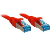 LINDY 47167 RJ45 Câble réseau, câble patch CAT 6a S/FTP 7.50 m rouge 1 pc(s)