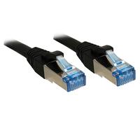Lindy 47180 Cat6A S/FTP PIMF LSOH, schwarz, 3.00m Patchkabel