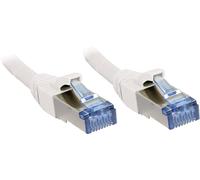 LINDY 47193 RJ45 Câble réseau, câble patch CAT 6a S/FTP 1.50 m blanc avec cliquet d'encastrement 1 pc(s)