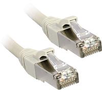 LINDY 47245 RJ45 Câble réseau, câble patch CAT 6 F/UTP 3.00 m gris avec cliquet d'encastrement 1 pc(s)