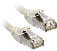 LINDY 47246 RJ45 Câble réseau, câble patch CAT 6 F/UTP 5.00 m gris avec cliquet d'encastrement 1 pc(s)