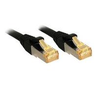 Lindy Câble patch RJ45 47307 - S/FTP Cat7 (connecteurs Cat6a) 1 m Noir