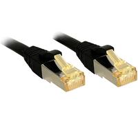 Lindy Câble patch RJ45 47314 – CAT6a (câble brut CAT7) S/FTP 15 m Noir